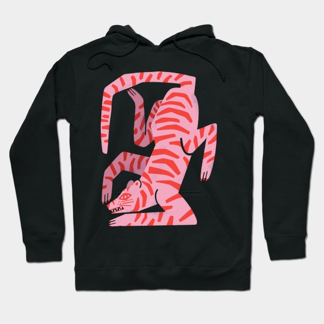 Tiger Tiger Hoodie by kranicz dodo